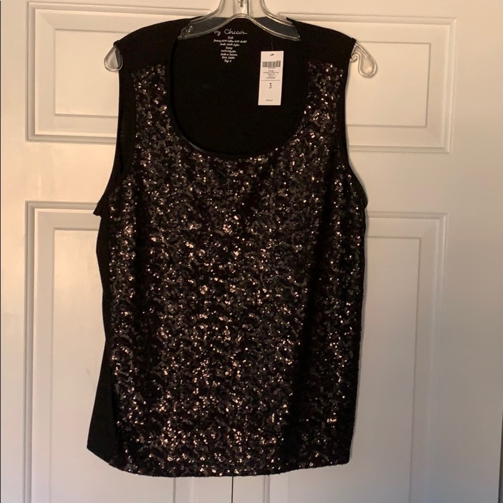 Chico’s sequined top